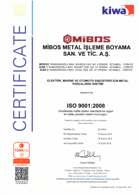iso 9001 2008 2018 TR